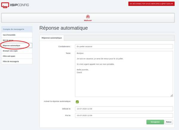 Répondeur automatique